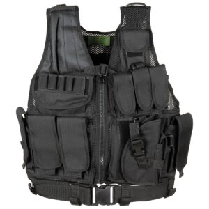 Tactical vest USMC met gordel en holster zwart