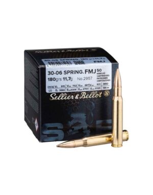 30-06 Spring Sellier & Bellot 180 grs FMJ 50rds