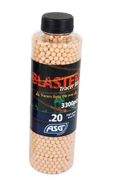 Blaster Tracer 0,20g Airsoft BB in Red color-3300 pcs